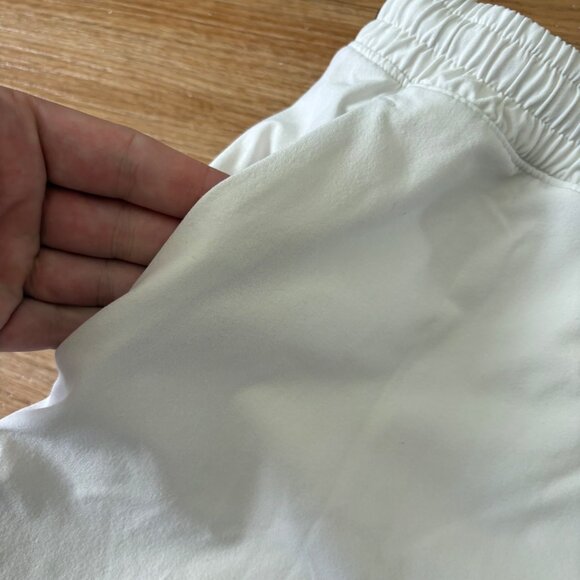Lululemon Athletic Pace Breaker Lined Short 7” White Men’s Size S - Picture 4 of 9